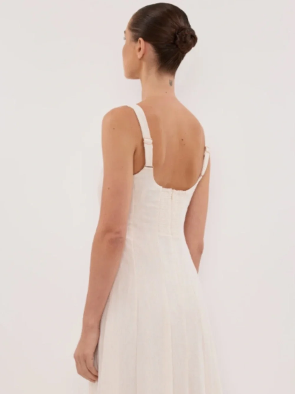 Dissh Canne Cream Midi Dress. Size 10. NWT - Picture 3 of 8